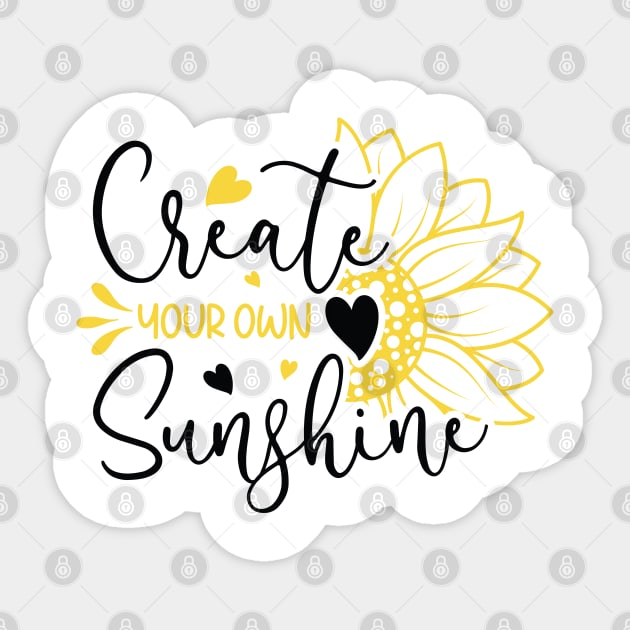 create your own sunghine Sticker by busines_night